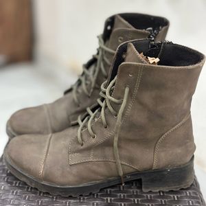 Women Army Green New Boots