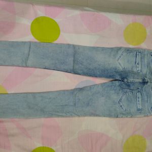 Blue Three Buttoned Jeans