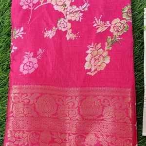 Mugdha Silk Saree Pink 🩷