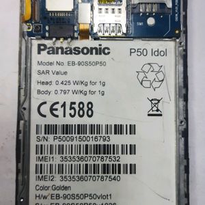 Panasonic P50 Idol Working But No Display