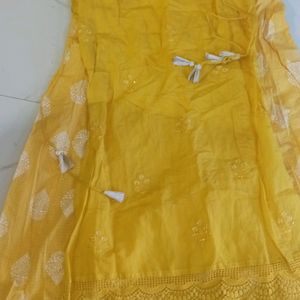 Yellow Long Kurti