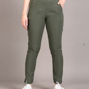 High Rise Tapered Fit Pants