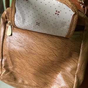 Handbag With Three Zips