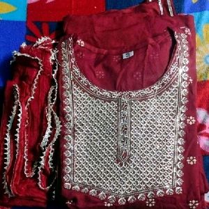 beautiful party wear naira cut kurti pant Dupatta