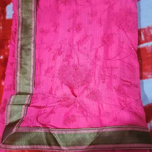 New Laxmipati Pink Saree..💓