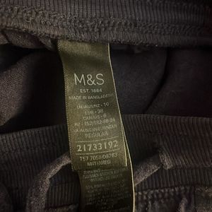 Marks & Spencer Linen Blend Wide Leg Trousers