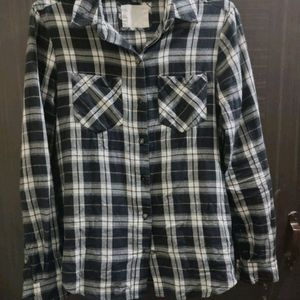 Black & White Check Shirt