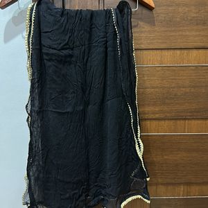 Black New Dupatta