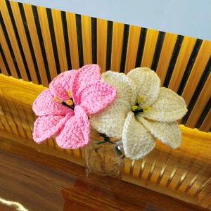 Pack Of 2 Colour Crochet Lillies