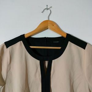 Tan& Black Casual Top (Women's)