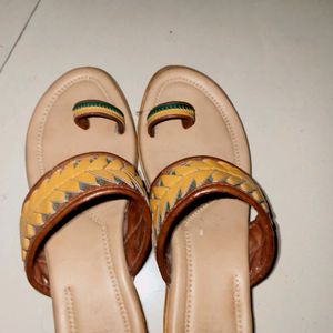 kolhapuri Style Aesthetic Slippers
