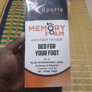 New Shoe Soal ( memory Foam) Bed For Your Foot