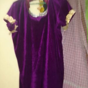 Velvet Kurti