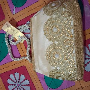 Golden Party Purse