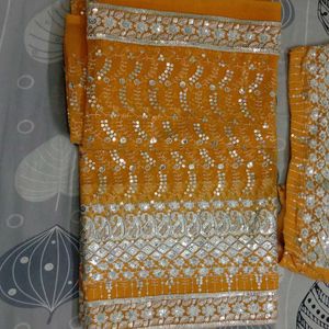 Saree  Hand Disgine And Work