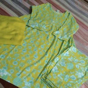 Beautiful Nayra Cut Kurta Pant Duptta Set