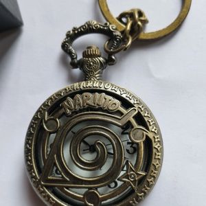 Antique Looking Naruto Anime Pocket Watch