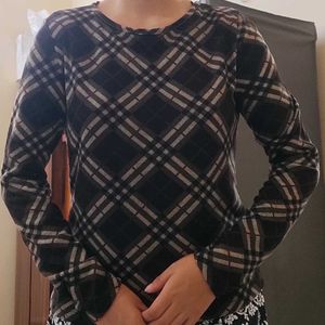 Plaid Aesthetic Top