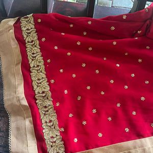 Stone Work Saree