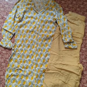 Kurti Plazzo Set