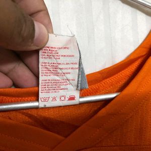 Flcxnit Orange Long Sleeve Jersey