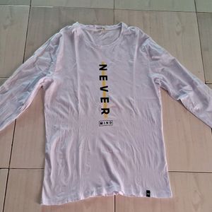 Full Sleev Colorless Branded T Shirt For Men