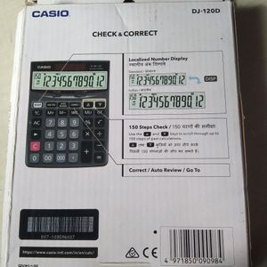 Casio DJ-120D 150 Steps Check and Correct Desktop