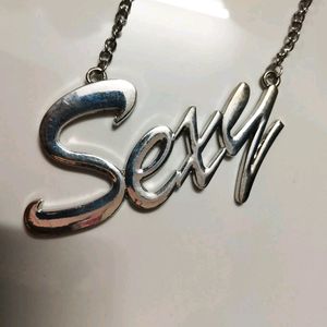 Stylish Silver Chain(SEXY) Pendent