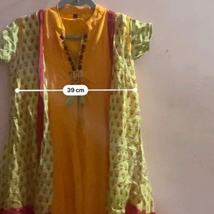 Trendy Yellow Kurta