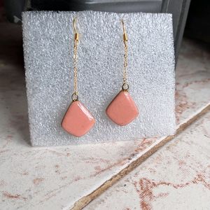 Handcrafted Clay Drop Earrings