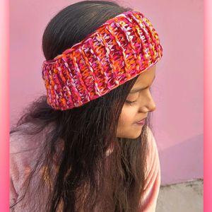 multicolour wollen head bandana