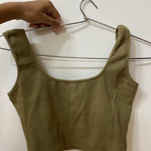 Basic Olive Top