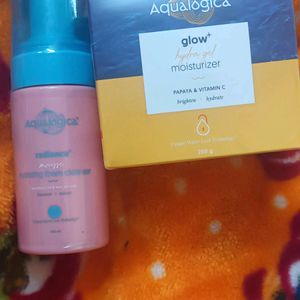 Combo Aqualogica Moisturizer And Foam Cleanser