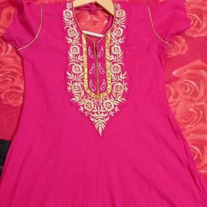 Pink Anarkali Top