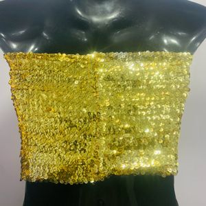 Party Wear Sequince Tube Top