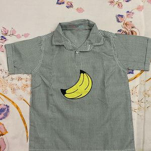 Kids Shirt Striped With Banana