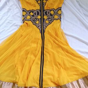 beautiful yellow gown