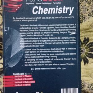 Arihant Chemistry Handbook Useful For All Ages