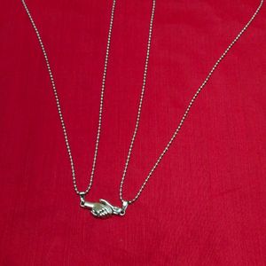 Couple Chain With Magnet Locket Or Pendant
