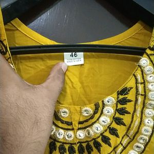 YELLOW KURTI