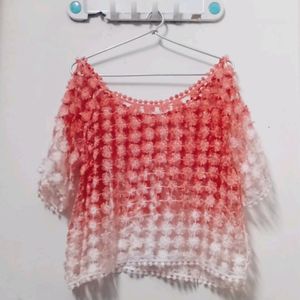 CROCHET LACE TOP