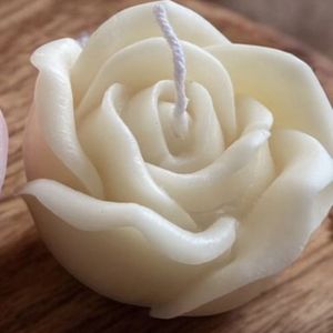 Handmade Floral Wax Candles