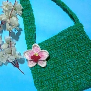 Crochet Ocean 🌊 Green 💚 Bag