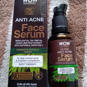 Wow Anti-acne Face Serum And FreeShea Butter Lotio