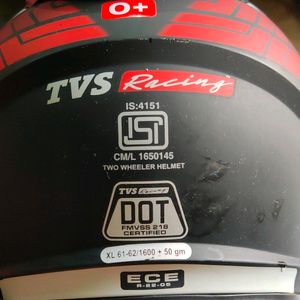 TVS RACING HELMET DOUBLE 'D' Ring