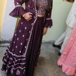 Lehnga Blouse With Shrug