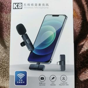 K8 Wireless Microphone Coller Mic