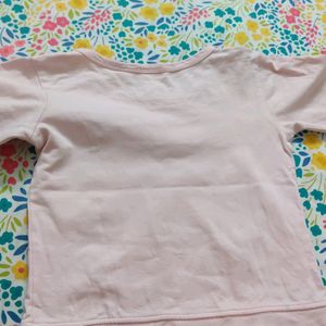 Baby Hug Full Sleeves T Shirt For Girls 2-3yrs