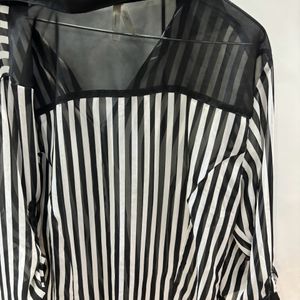 Black & white Striped Shirt