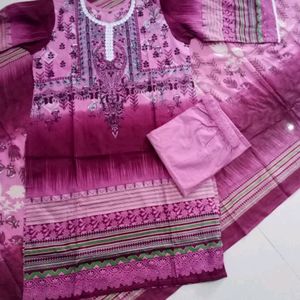 Pakistani Kurta Set With Duptta